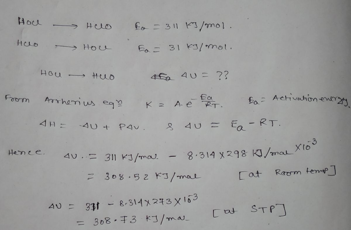 Chemistry homework question answer, step 1, image 1